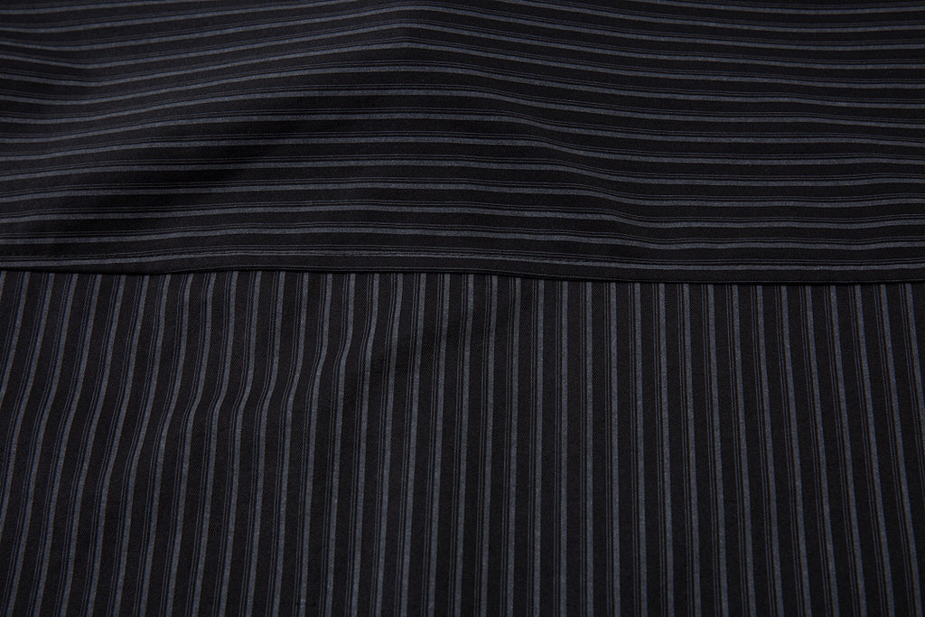 Faux-layered shirt – Black