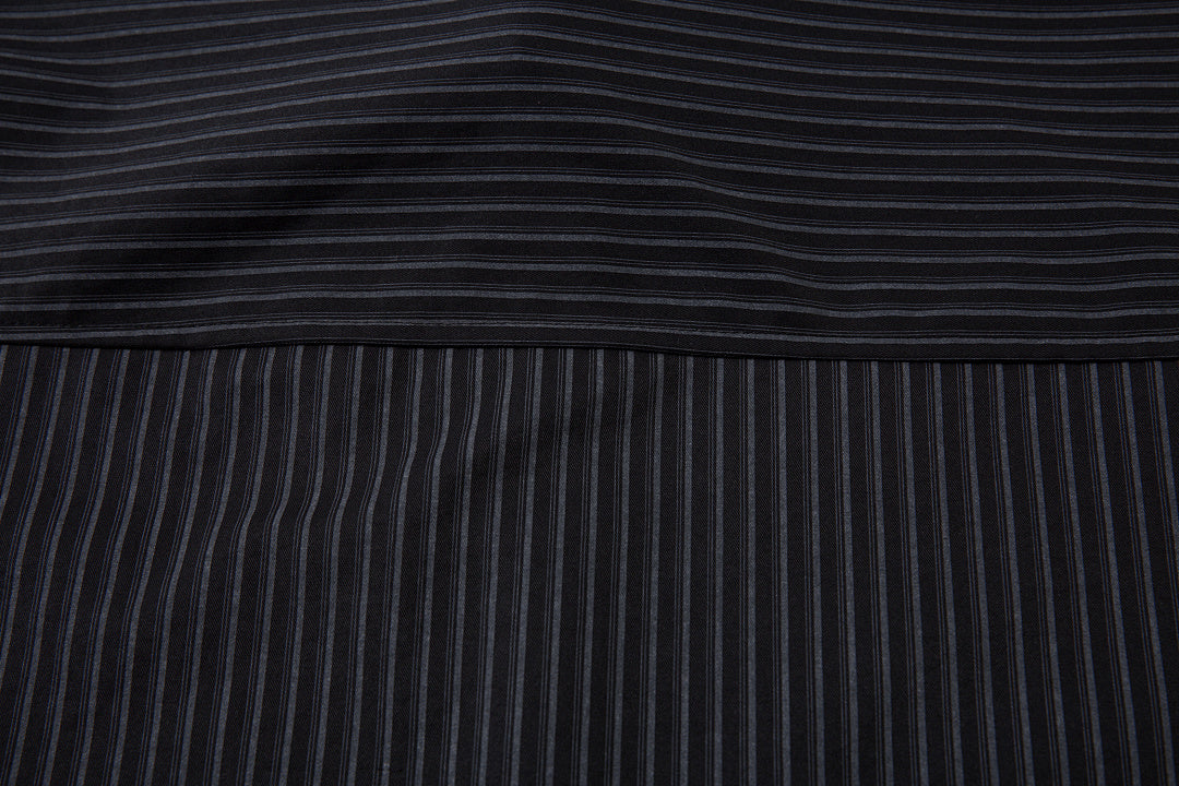 Faux-layered shirt – Black