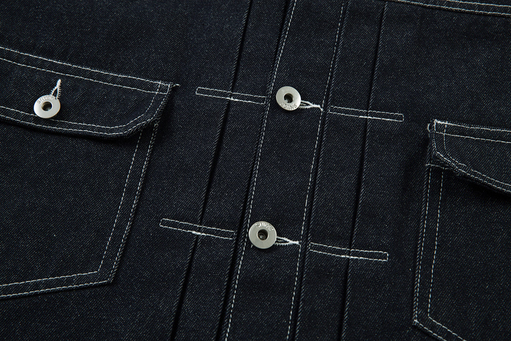 Raw Denim Jacket – Blue