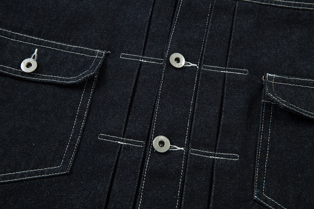 Raw Denim Jacket – Blue