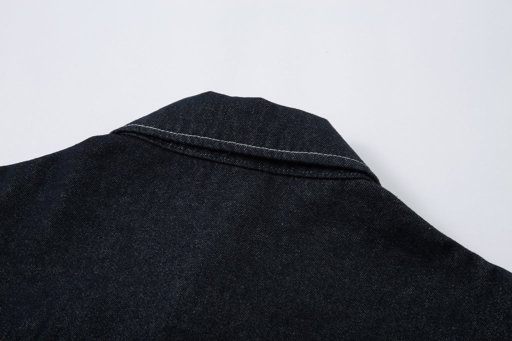 Raw Denim Jacket – Blue