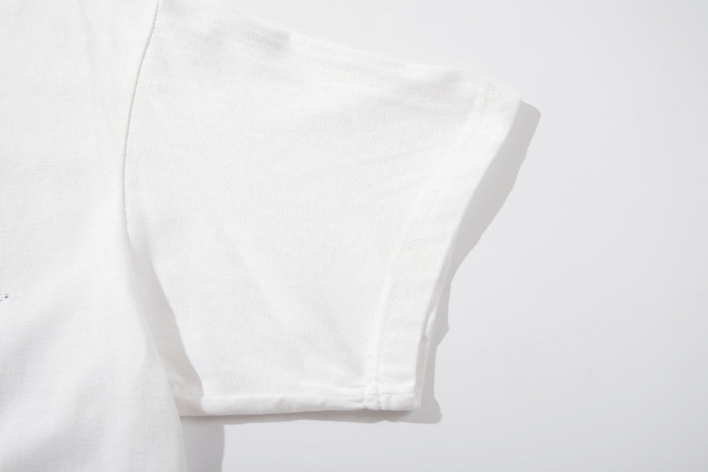 Breathable Short-Sleeve T-Shirt – White