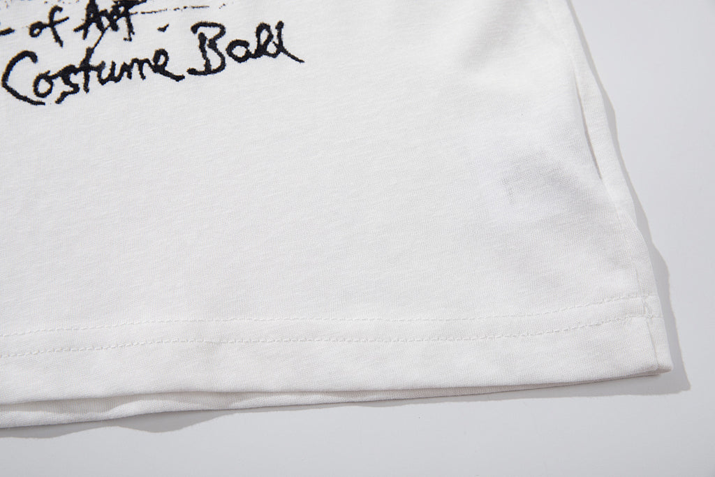 Breathable Short-Sleeve T-Shirt – White