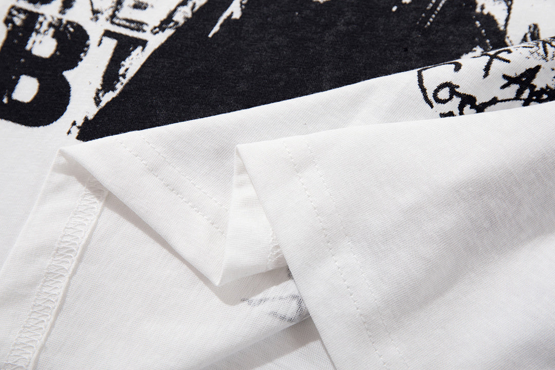 Breathable Short-Sleeve T-Shirt – White