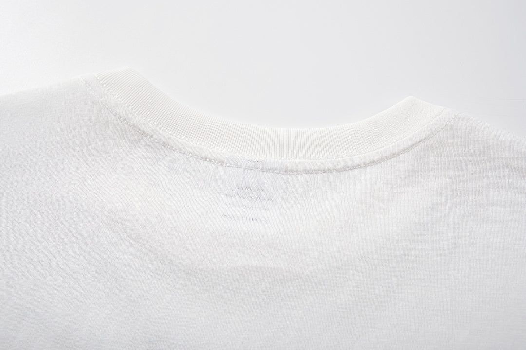 Breathable Short-Sleeve T-Shirt – White