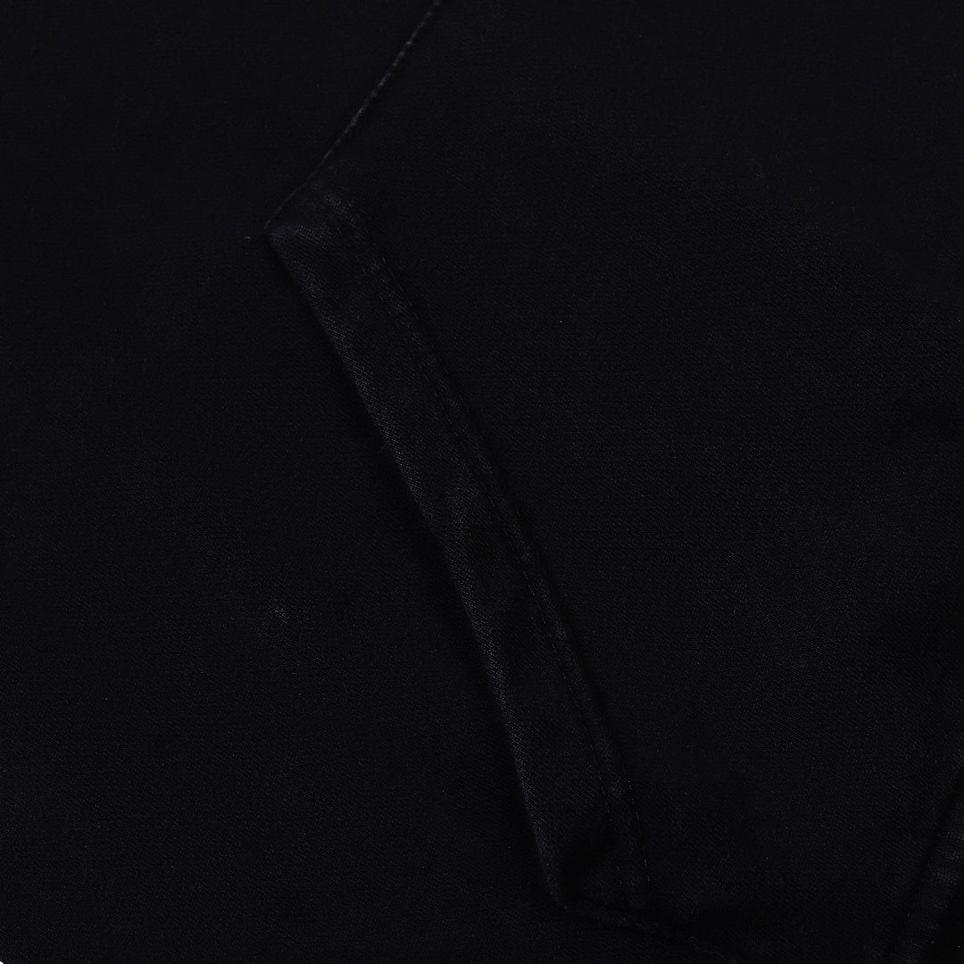 Terry sweatshirt, black, gray