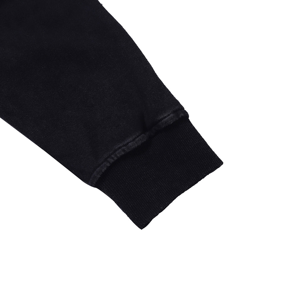 Terry sweatshirt, black, gray