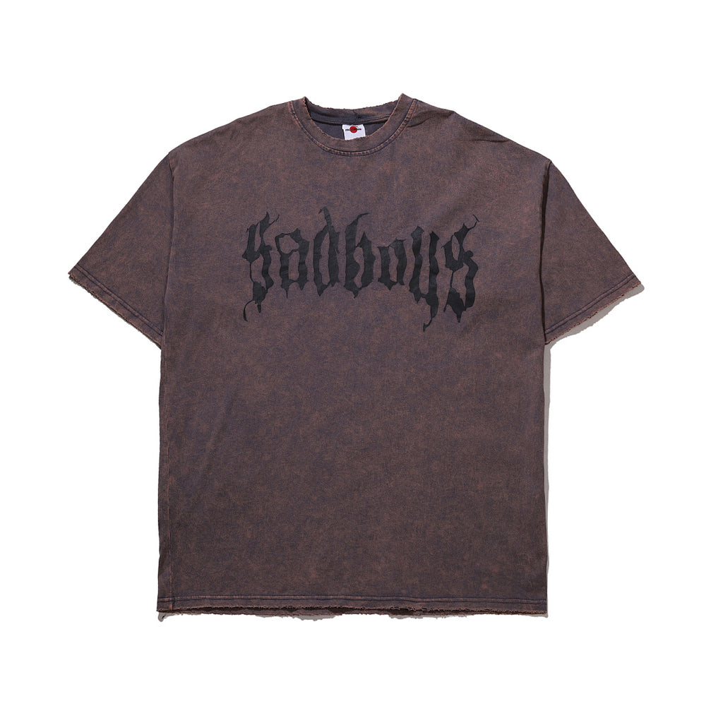 Garment-dyed short-sleeve T-shirt (grey)