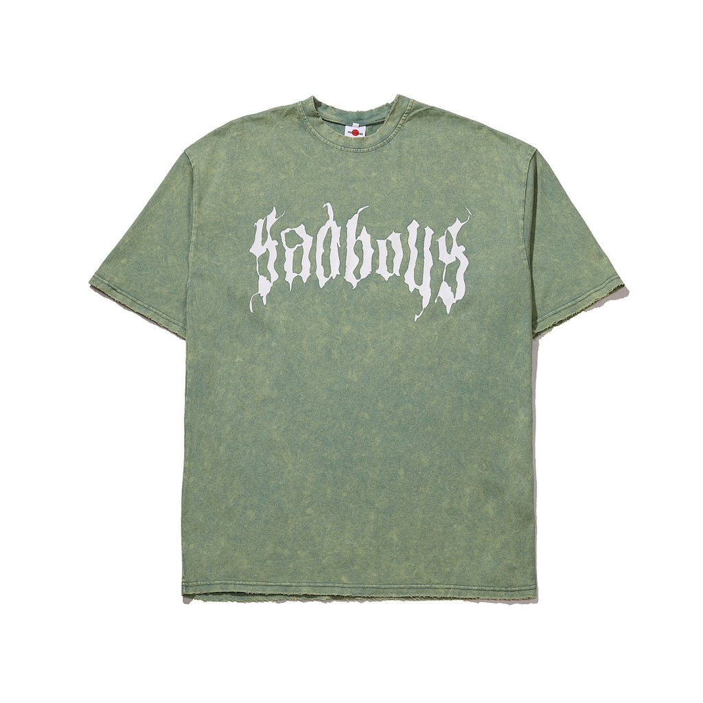 Garment-dyed short-sleeve T-shirt (grey)