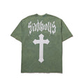 Garment-dyed short-sleeve T-shirt (grey)