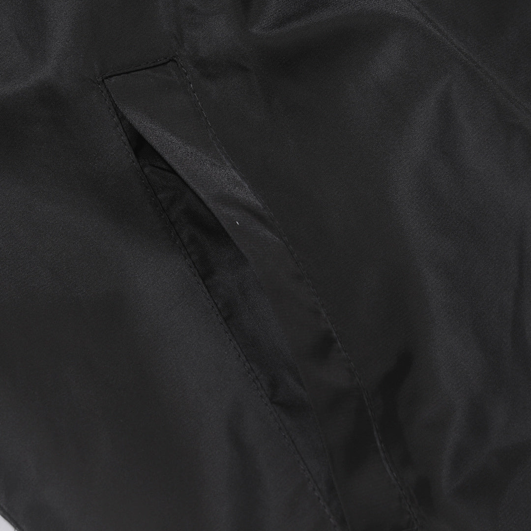 Bomber jacket — dark pink, gray, black
