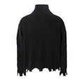 Zippered Knit Sweater