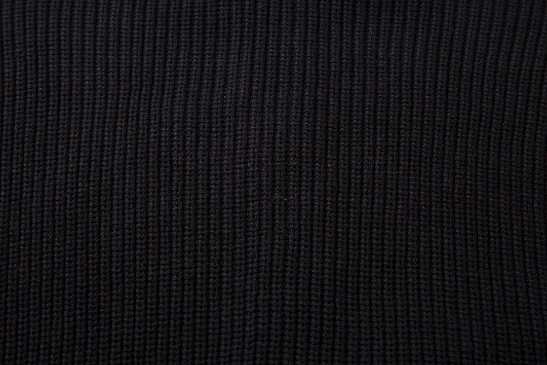 Zippered Knit Sweater