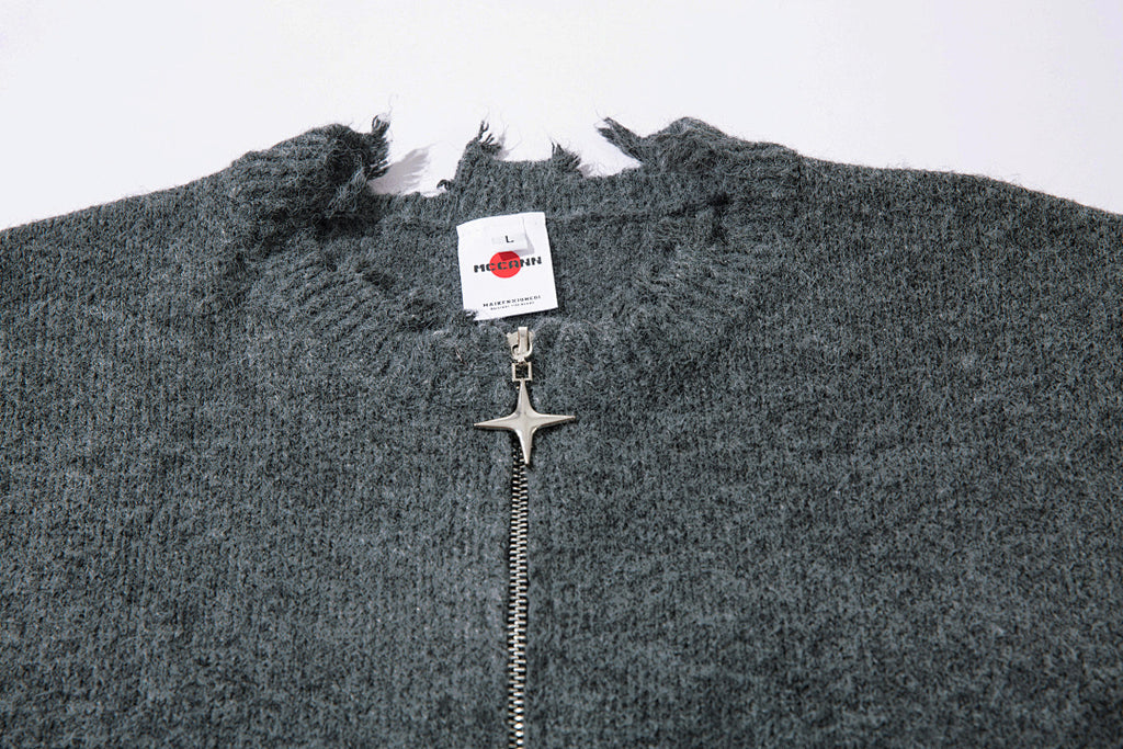Knitted Sweater Black, Gray