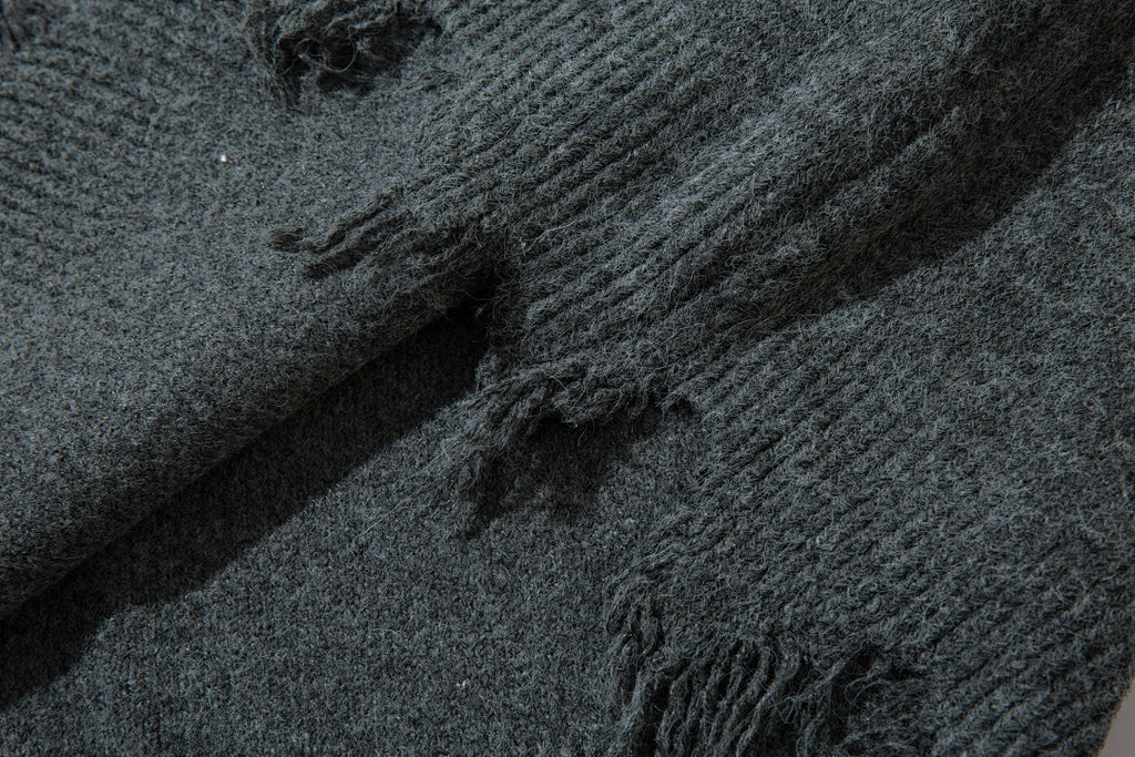 Knitted Sweater Black, Gray