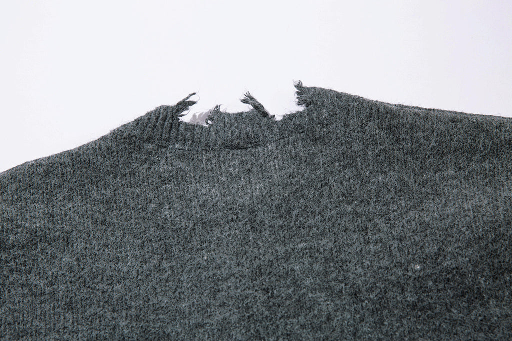 Knitted Sweater Black, Gray