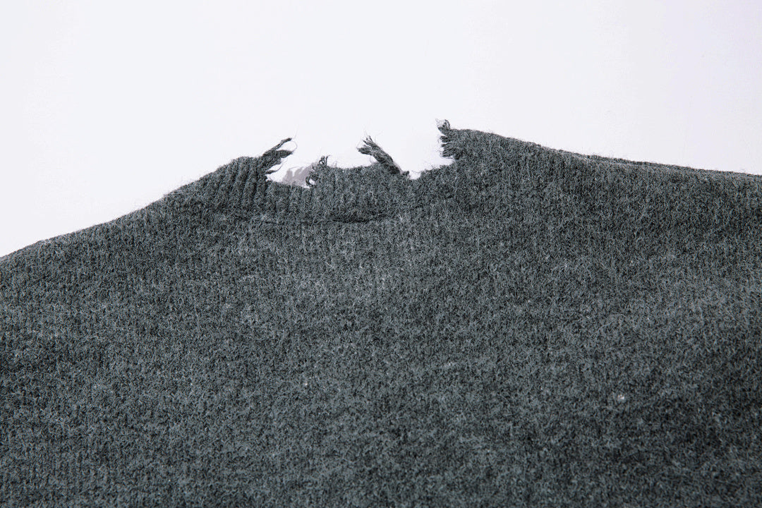 Knitted Sweater Black, Gray