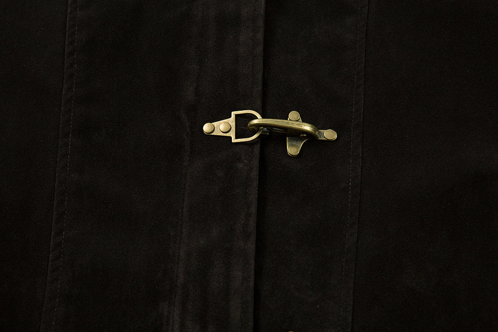 Suede Jacket – Brown, Black