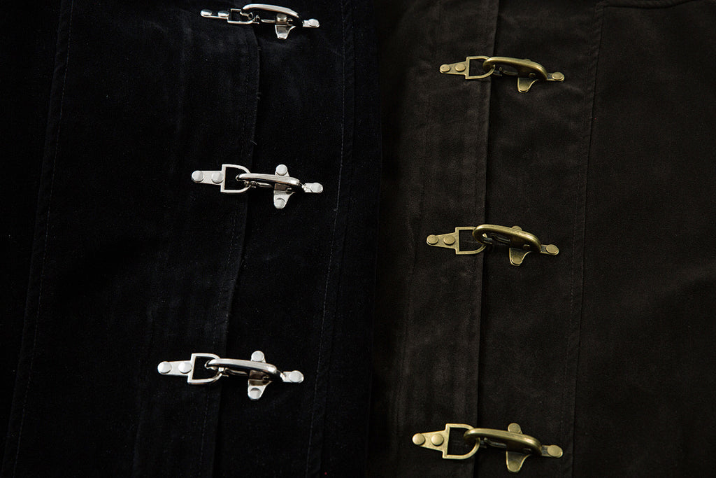 Suede Jacket – Brown, Black