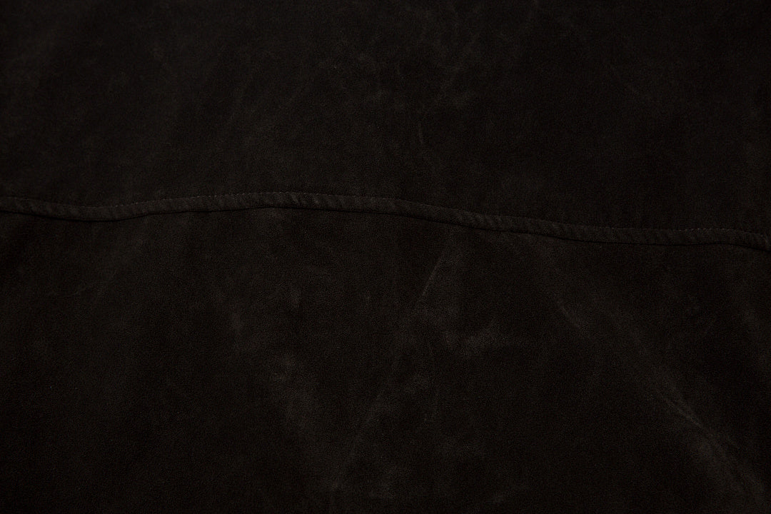 Suede Jacket – Brown, Black
