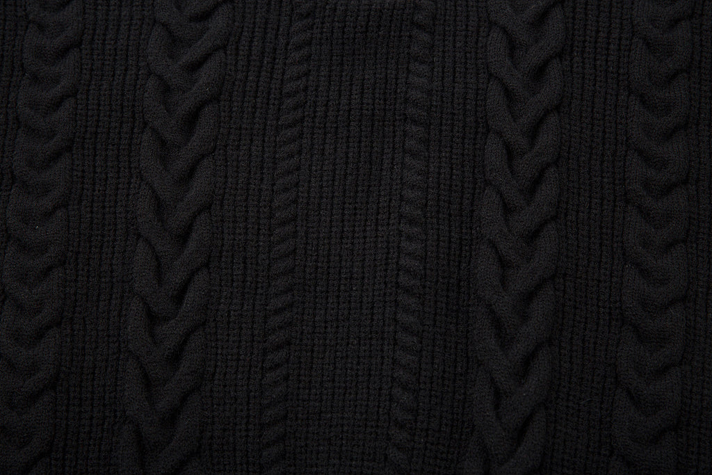 Faux-layered sweater