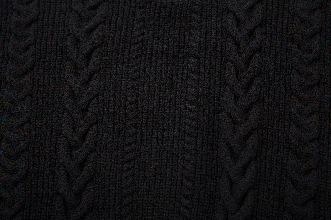 Faux-layered sweater