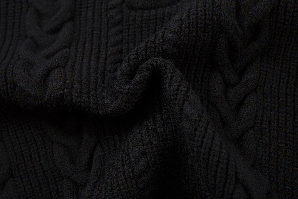 Faux-layered sweater