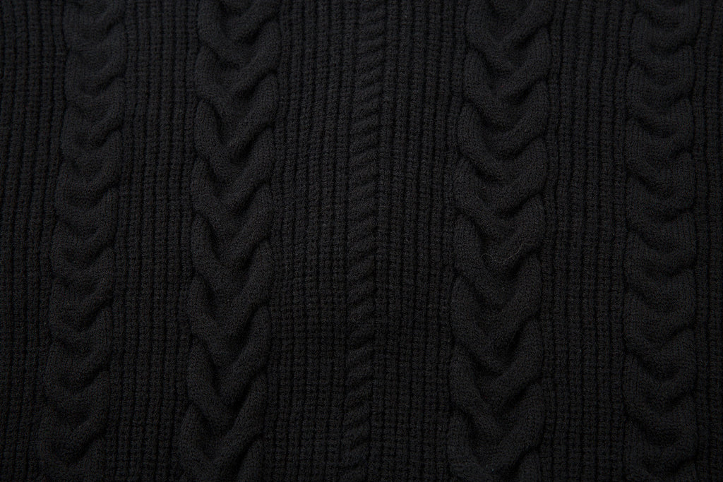 Faux-layered sweater