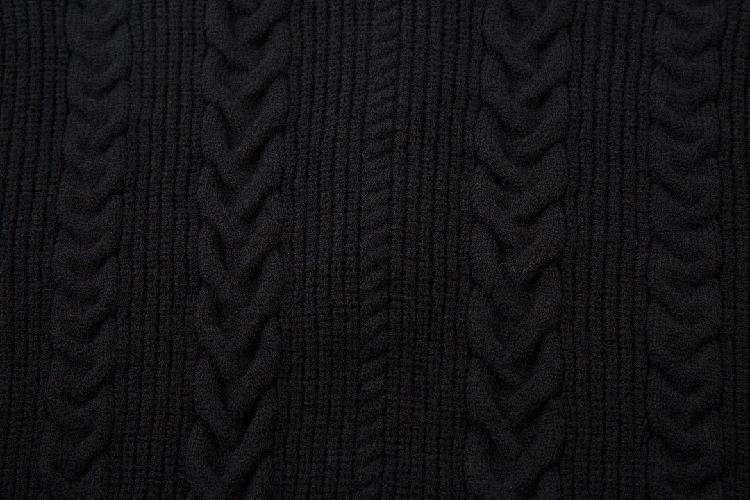 Faux-layered sweater