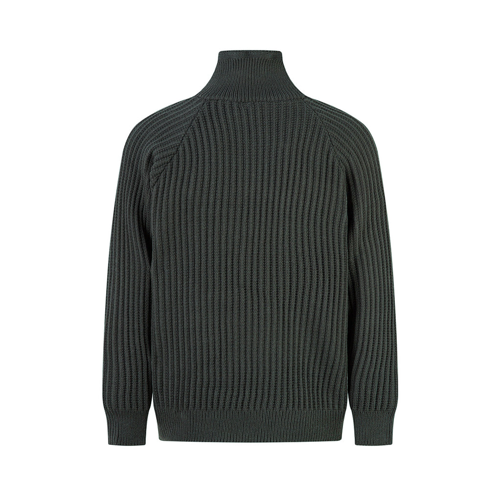 Double-collar sweater