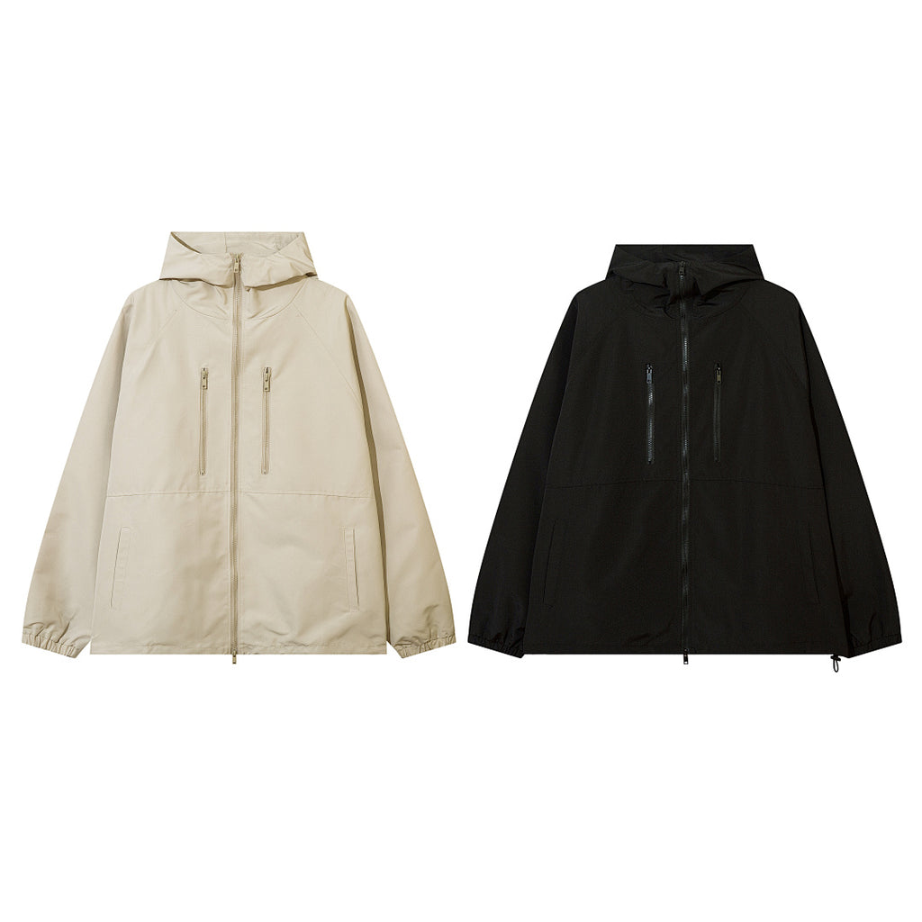 Outdoor shell jacket