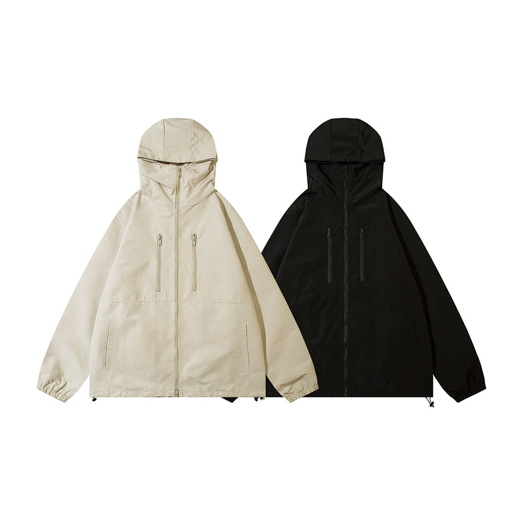 Outdoor shell jacket