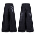 Raw Denim Jeans, Black