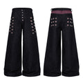 Raw Denim Jeans, Black