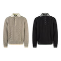 Faux-layered sweater