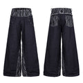 Zebra-print Jeans, Black