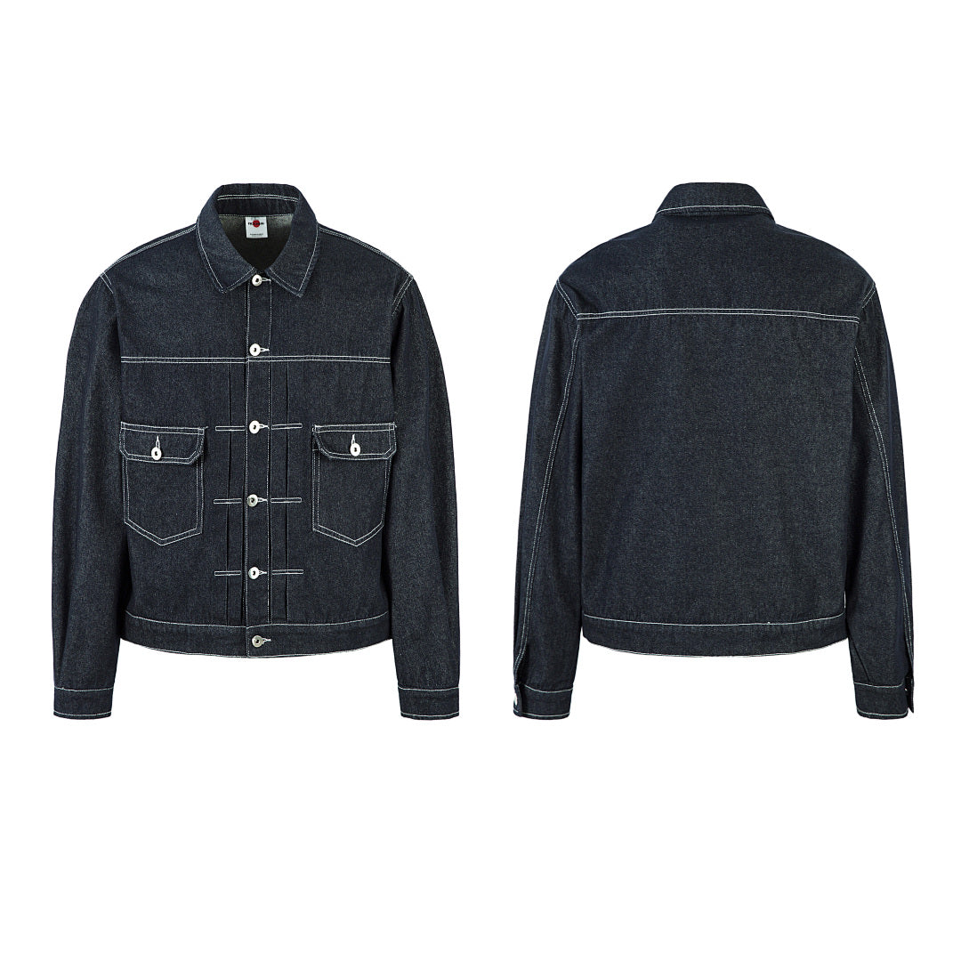 Raw Denim Jacket – Blue