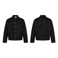 Raw Denim Jacket – Black