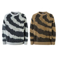 Knitted Sweater [Non-shedding] Khaki, Gray