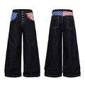 Raw Denim Jeans, Black