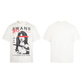 White Short-Sleeve Slub Cotton T-Shirt