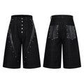 Black cropped jeans