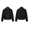 Raw Denim Jacket – Black